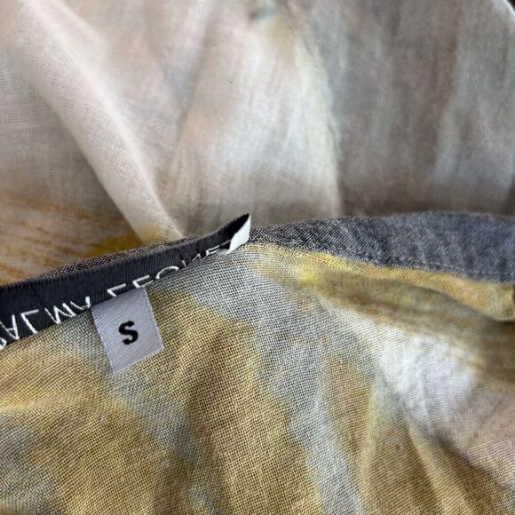 Palma Leone Top Size Small Women's Abstract Painted Breezy‎ Tunic Art to Wear - Picture 11 of 11